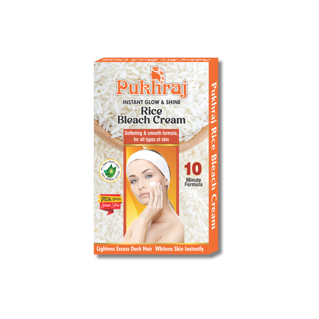 Pukhraj Rice Bleach Cream