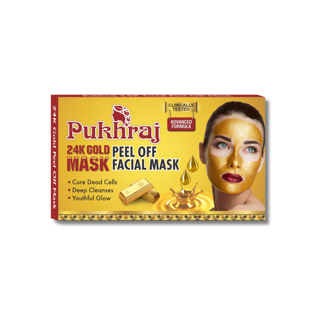 Pukhraj Gold Mask