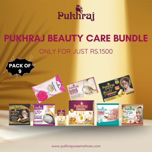 Pukhraj Beauty Care Bundle (Pack of 9)